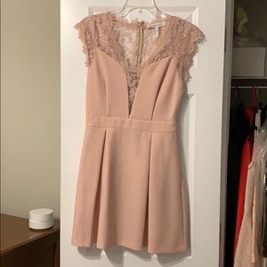 NWT BCBgeneration blush lace cocktail dress